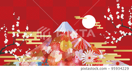 New Year image material 95934229