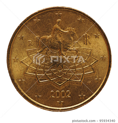50 cents coin, European Union, Italy transparent PNG 50 cents coin, European Union, Italy transparent PNG 95934340