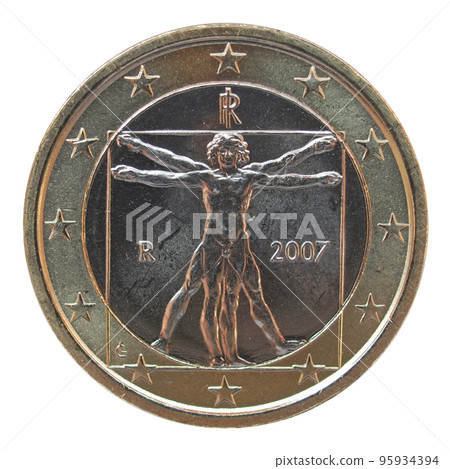 1 euro coin, European Union transparent PNG 95934394