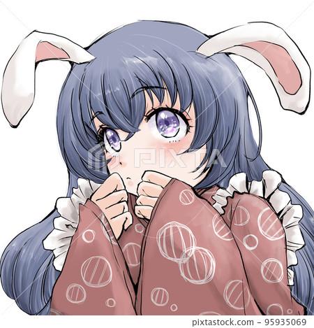 兔耳朵和服女僕風少女 95935069