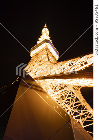 Tokyo Tower night view Tokyo Tower night view 95935461