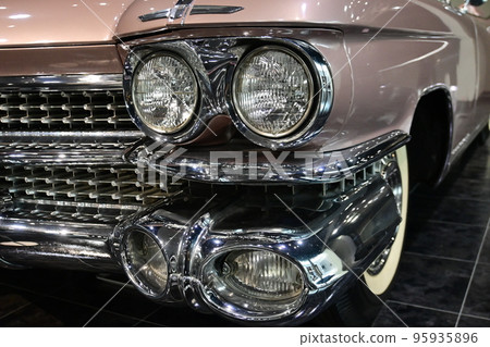 retro car headlights retro car headlights 95935896