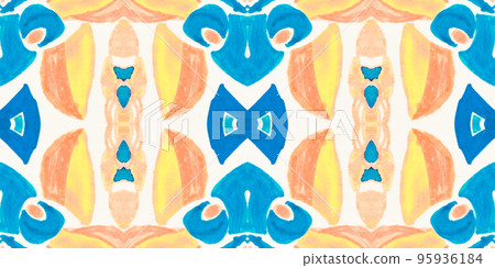 Navajo seamless pattern. Hand drawn ethnic background. Navajo seamless pattern. Hand drawn ethnic background. 95936184