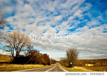 empty highway 95936625