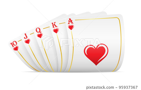 casino cards for gambling vector illustration 95937367