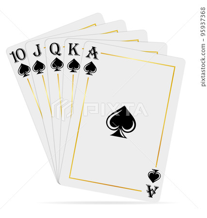 casino cards for gambling vector illustration 95937368