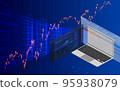 Online trading. Stock and forex trading market platform 95938079