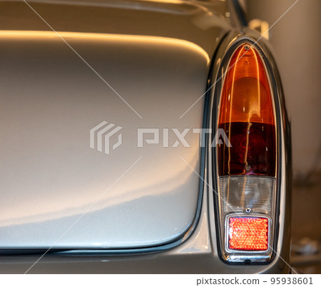 retro car taillight close up retro car taillight close up 95938601