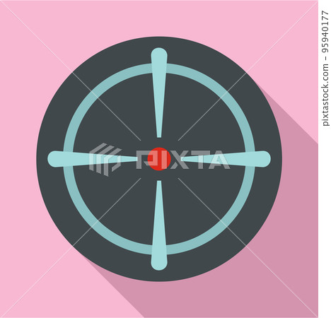 Sniper sight icon. Flat illustration of sniper sight vector icon for web design Sniper sight icon. Flat illustration of sniper sight vector icon for web design 95940177