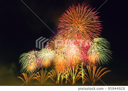A local fireworks display that marks the beginning of autumn 95944928