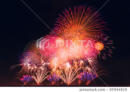A local fireworks display that marks the beginning of autumn A local fireworks display that marks the beginning of autumn 95944929