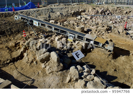 Matsue Castle Town Ruins Excavation in the Shirakata area Remains Matsue Castle Town Ruins Excavation in the Shirakata area Remains 95947766