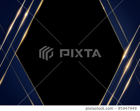 帶有金色裝飾的海軍背景 95947949