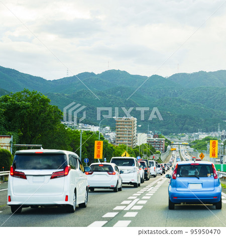 擁堵高速公路挫敗感 [交通圖片] 95950470
