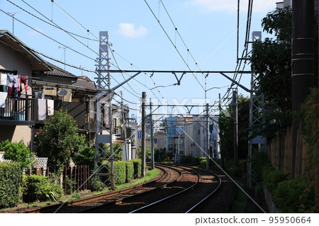 Scenery near Tokyo Sakura Tram Nishigahara 4-chome Scenery near Tokyo Sakura Tram Nishigahara 4-chome 95950664