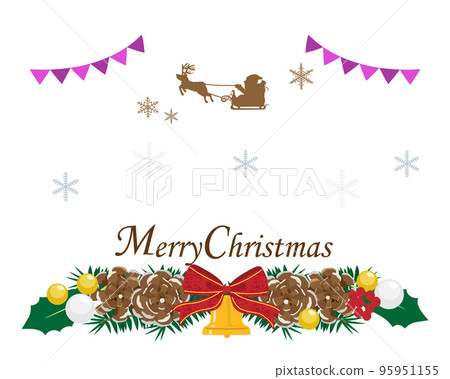 christmas title background frame 95951155