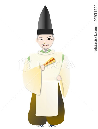 平安貴族kariginu(藤原真介等人的畫像) 平安貴族kariginu(藤原真介等人的畫像) 95951301