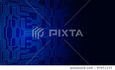 technology background with hi-tech digital 95951335