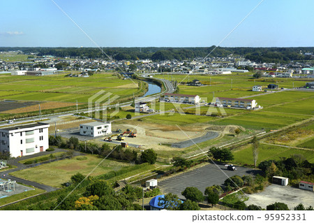 View of Namegata City from the observatory of Niji no Tou 95952331
