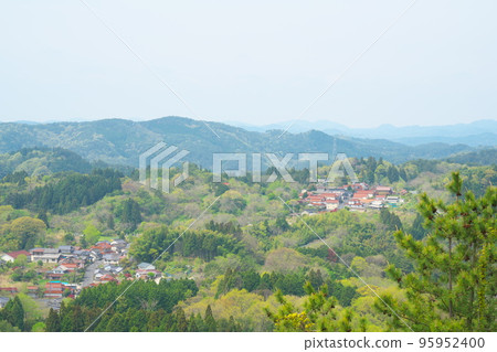 從八鷹山和吉備高原眺望高山市 3 岡山縣高橋市 95952400