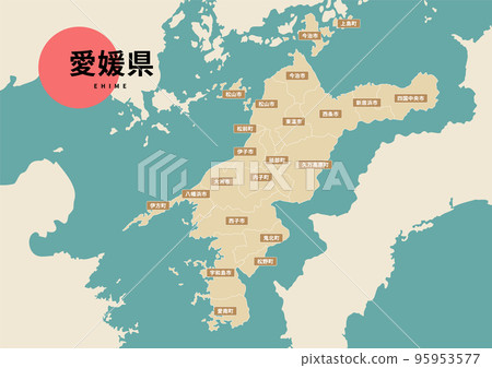 地圖（附地名） - 愛媛縣 95953577