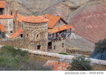 View of the monastery complex of David Gareja of Eastern Georgia 95954930