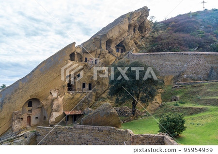 View of the monastery complex of David Gareja of Eastern Georgia 95954939