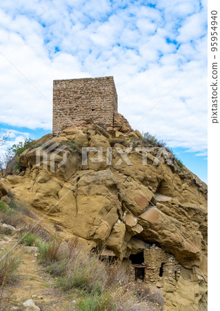 View of the monastery complex of David Gareja of Eastern Georgia 95954940