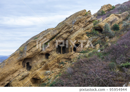 View of the monastery complex of David Gareja of Eastern Georgia 95954944