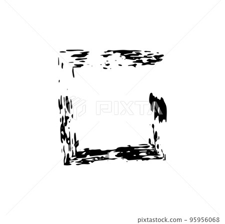 Checkbox. Check signs V X. Chalk and brush checkmarks set. Vector set 95956068