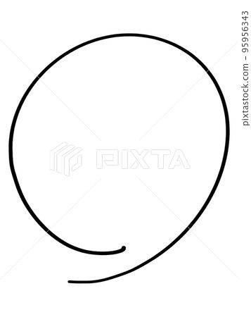 Illustration material of a round ring 95956343