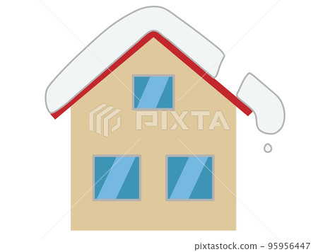 從屋頂飄落的雪 95956447