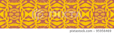 Portuguese pattern. Seamless majolica ceramic. Abstract spanish texture. 95956469