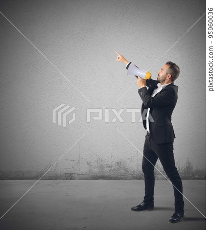 Authoritarian businessman 95960036