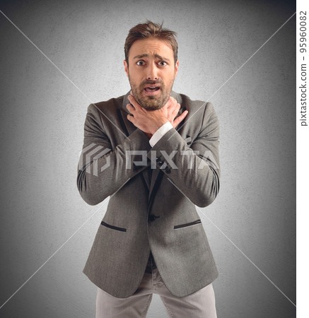 Desperate businessman Desperate businessman 95960082