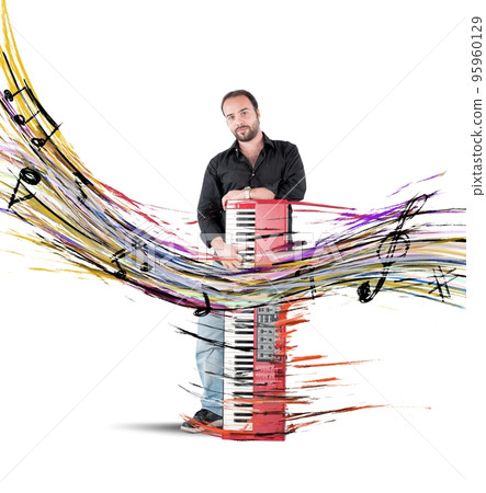 Colourful piano Colourful piano 95960129