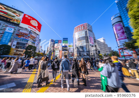 Tokyo cityscape in Japan XBB, BQ.1.1... Nightmare of the 8th wave, 66,397 people nationwide. Shibuya is ... = November 6th 95960376