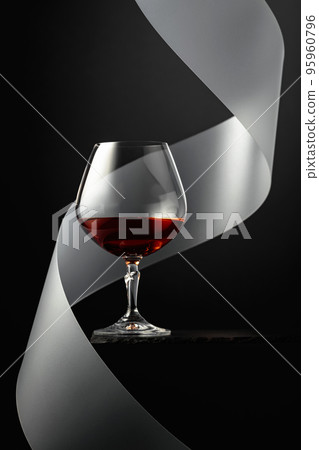 Snifter of brandy. 95960796