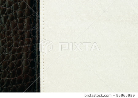 Black and white leather texture background Black and white leather texture background 95963989