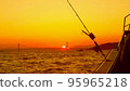 angler and sunrise 95965218