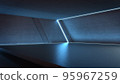 Showroom futuristic style for product show. 95967259