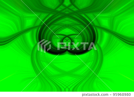 Illustration green curve in the shape of a heart., Abstract green background and many bright colors., desktop computer background, Illustration green curve. Illustration green curve in the shape of a heart., Abstract green background and many bright colors., desktop computer background, Illustration green curve. 95968980