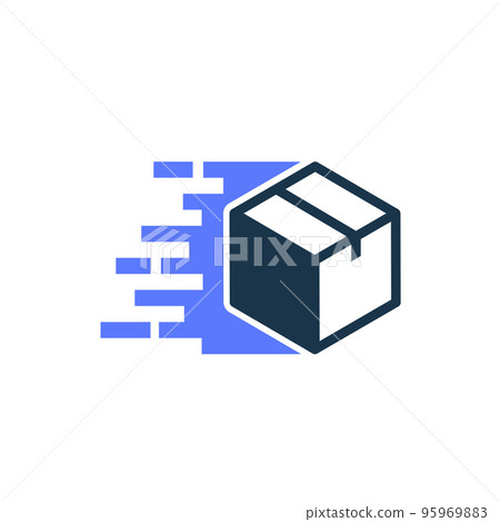 Speed Box Icon Logo Design Element 95969883