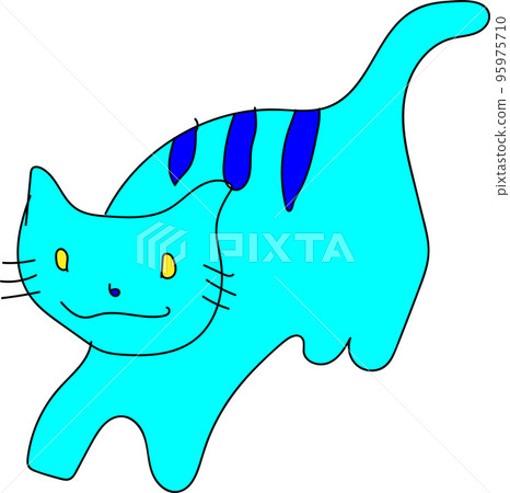淺藍色跳貓 95975710