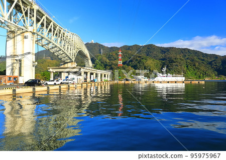Sakai Suido Bridge in fine weather Sakai Suido Bridge in fine weather 95975967