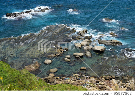 海豹岩，海岸侵蝕，基隆，和平島公園，自然景觀 95977802