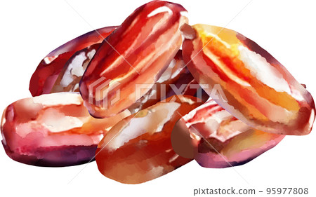 Dates vector illustration set 95977808