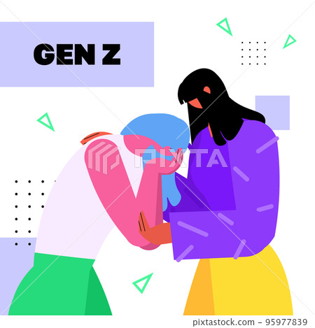 woman supporting tired depressed girl unhappy person feeling desperate mental health diseases depression 95977839