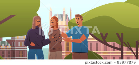 people discussing during meeting generation Z lifestyle concept new modern demography trend with progressive youth gen people discussing during meeting generation Z lifestyle concept new modern demography trend with progressive youth gen 95977879