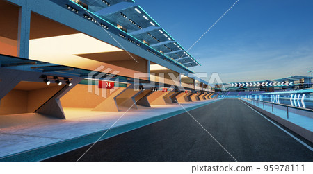 3d rendering does not exist modern racing garage 3d rendering does not exist modern racing garage 95978111